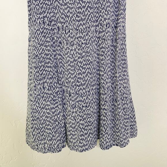 Weekday Blue and White Printed Cap Sleeve Mina Dress Size EU 38 US Small - Picture 7 of 9